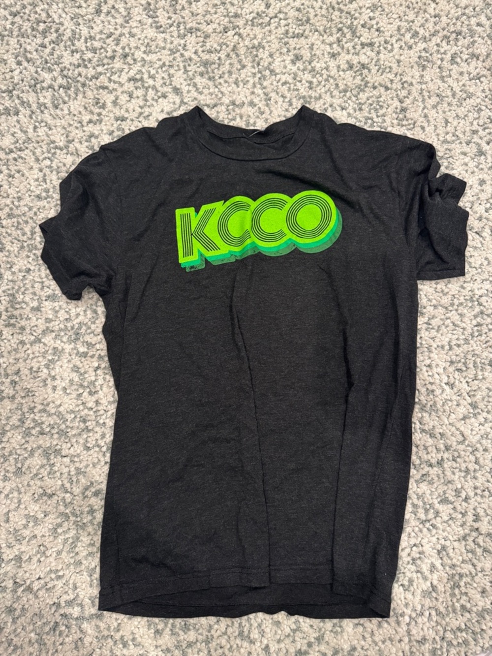 KCCO Neon-Graphic Black Short Sleeve Tee